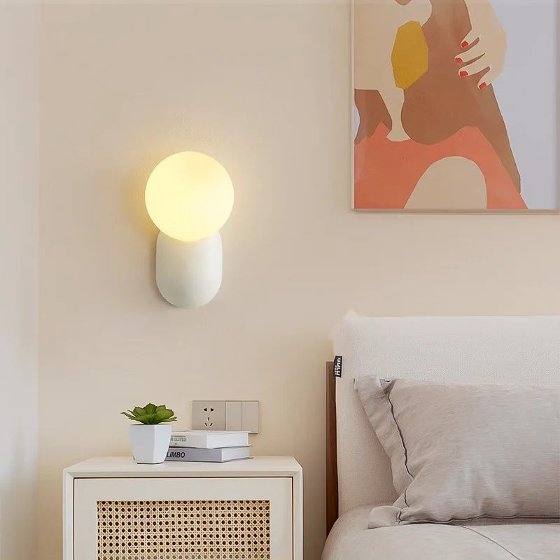 applique murale led moderne petite lampe à bulles décorative - vue 4 sur 9
