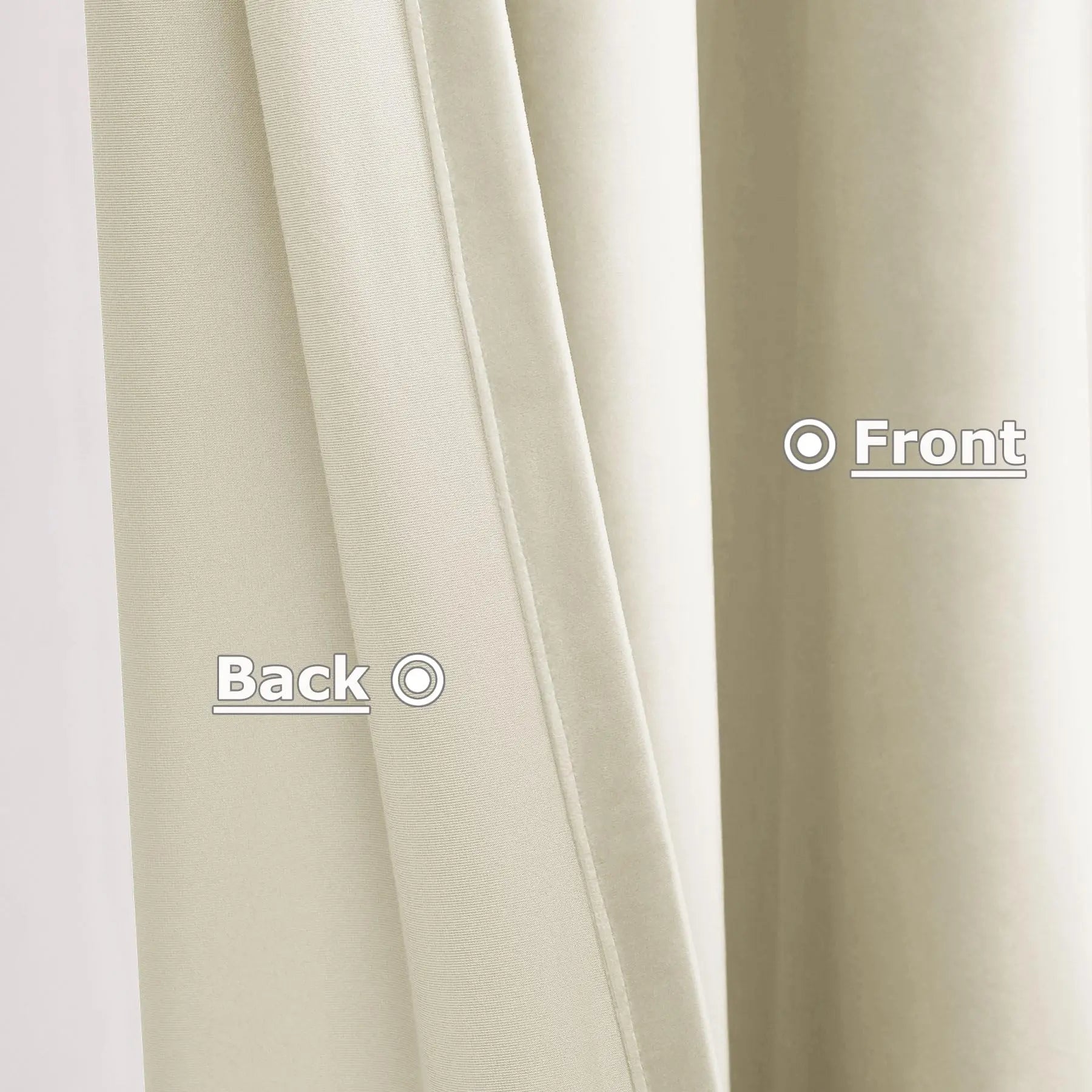 Rideau velours occultant grande hauteur style moderne - vue 8 sur 8