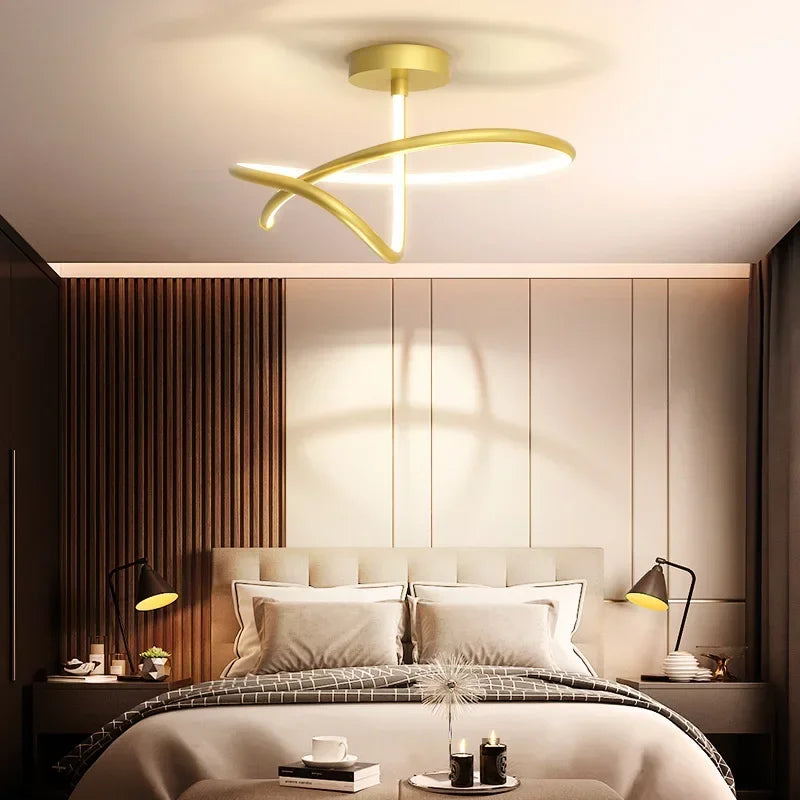lustre moderne à leds pour décoration intérieure de luxe - vue 7 sur 12