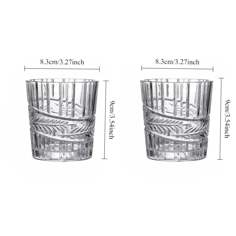 Verre whisky relief style luxe dégustation spiritueux