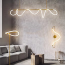 lustre nordique moderne doré brillant sandyha éclairage intérieur