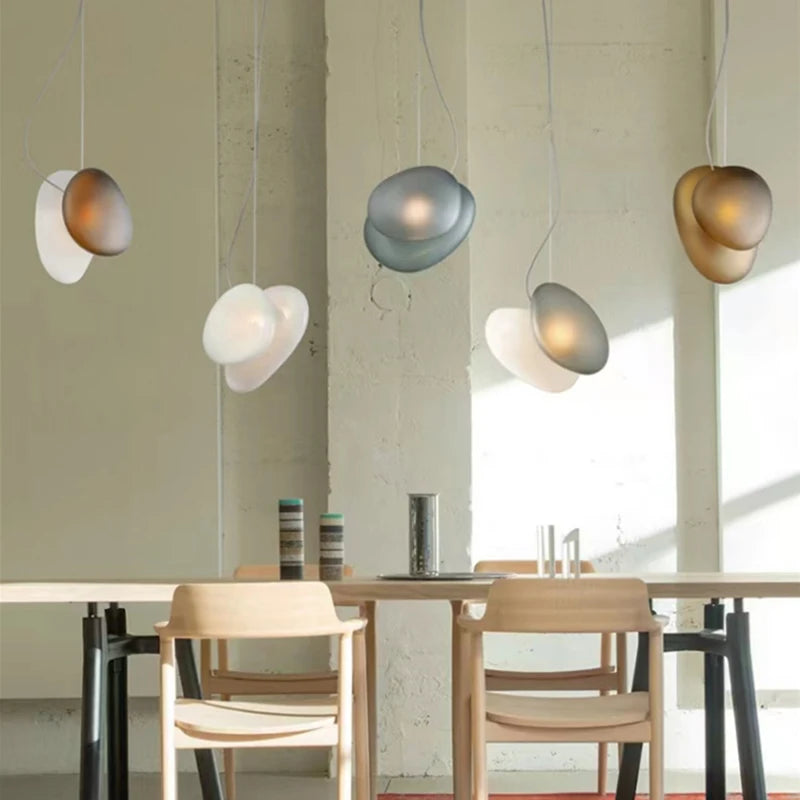 Suspension LED en verre - vue 3 sur 28