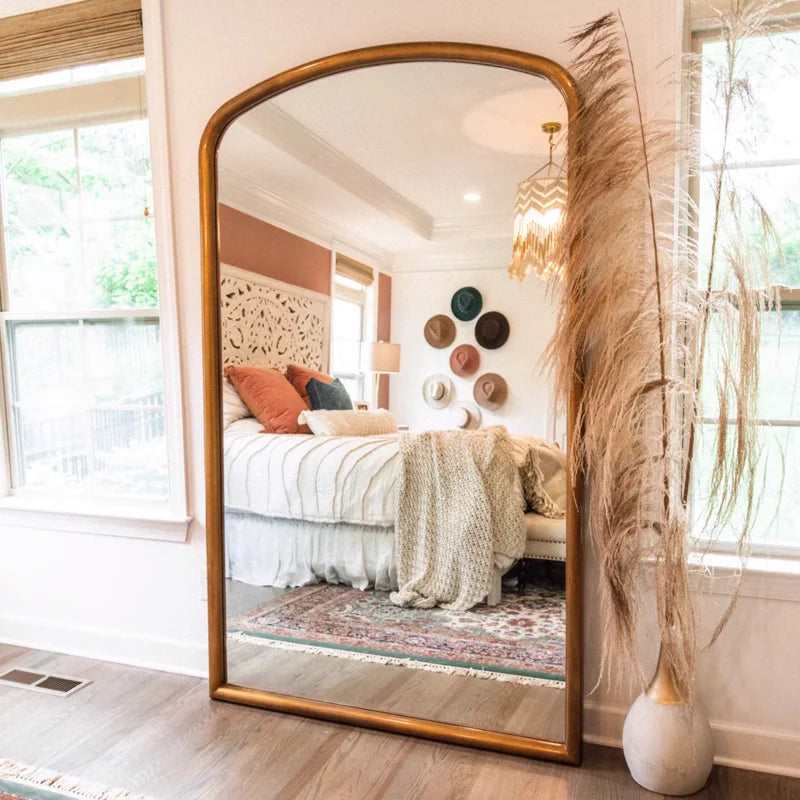 miroir intégral vintage nordique pour décoration et maquillage