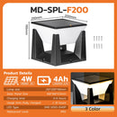 lampadaire solaire étanche pour éclairage extérieur jardin et allée