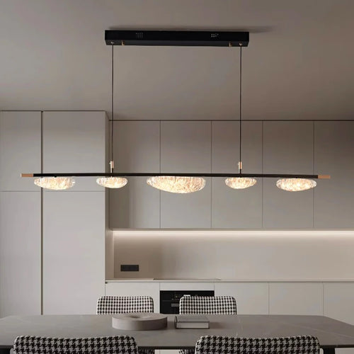 lustre led moderne design long