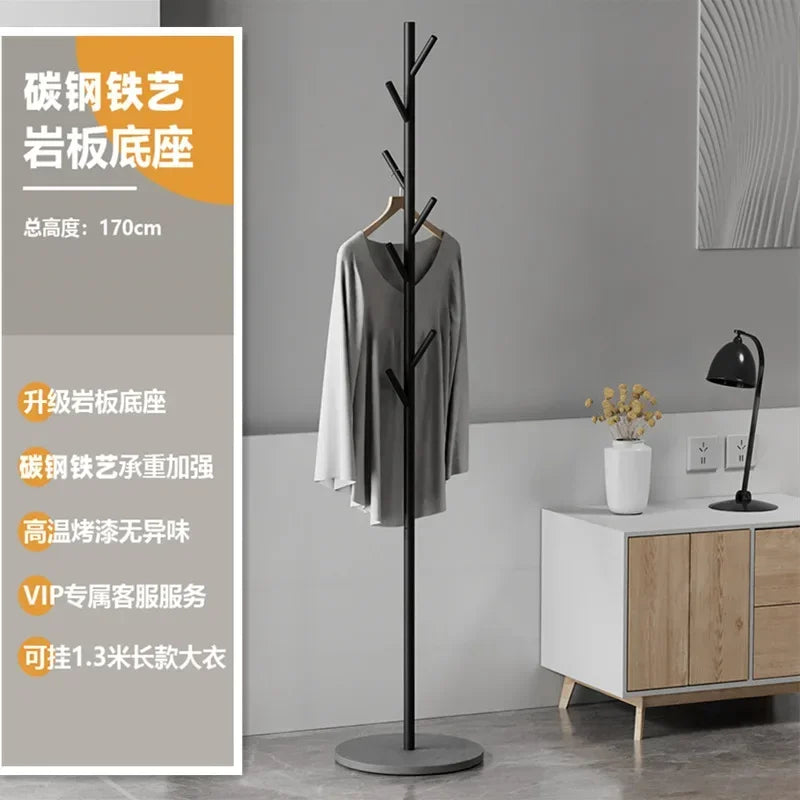 porte-sacs et porte-vêtements en métal design élégant pour rangement pratique