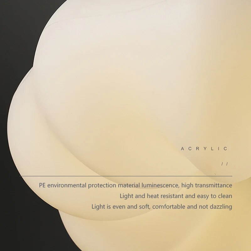 Plafonnier LED moderne en forme de nuage - vue 7 sur 16