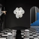 lustre design nordique avec abat-jour en tissu pour décoration maison