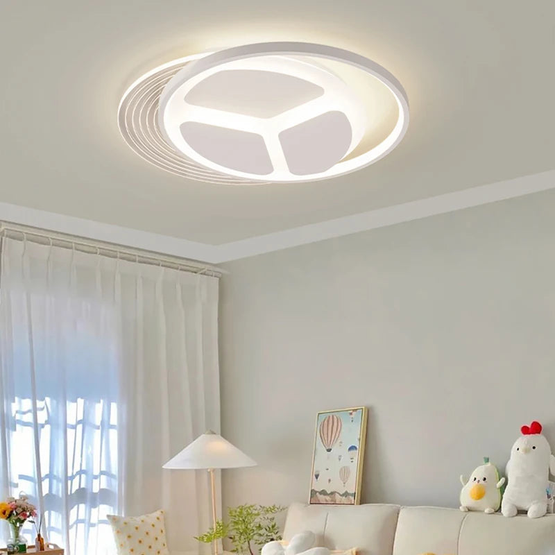 plafonnier led moderne minimaliste pour une atmosphère élégante - vue 7 sur 9