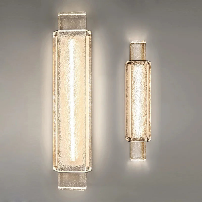 applique murale led bulle cristal style luxe moderne - vue 3 sur 8