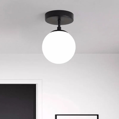 plafonnier led verre nordique rondes couloir salon entrée allée escalier