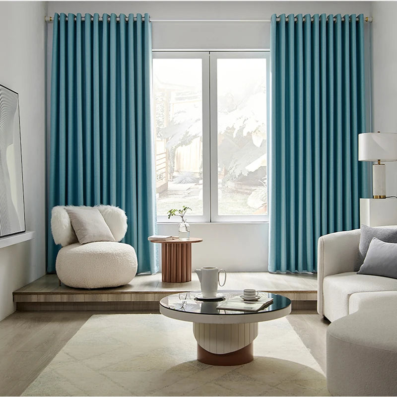 Rideau occultant moderne épais pour salon chambre - vue 4 sur 14