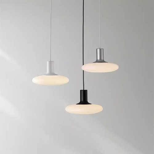 lustre en verre minimaliste créatif pour décoration moderne et originale