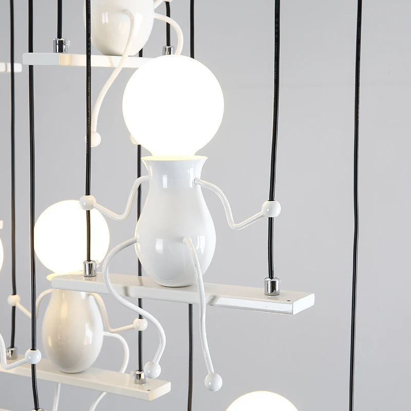 suspension moderne en fer pour décoration nordique
