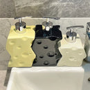 bouteille d'émulsion créative en forme de bloc de construction