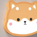 applique murale créative shiba inu dinosaure pour enfants