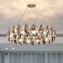 lustre moderne en cristal pour décoration intérieure élégante 2024