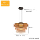 suspension design en verre série levels pour décoration moderne