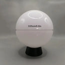 lampadaire extérieur globe noir pour éclairage de jardin et terrasse
