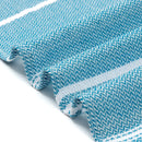 serviette de plage turque rayee franges coton absorbant