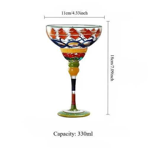 Verre cocktail fait main 330 ml style margarita