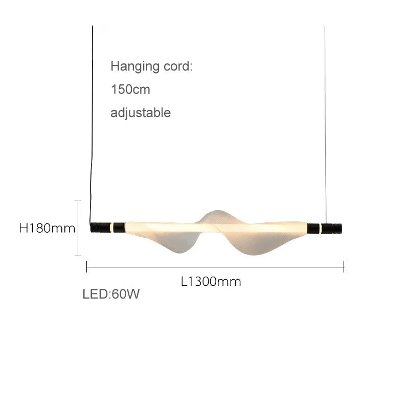 lustre design led acrylique tendance éclairage moderne 2024 - vue 13 sur 18
