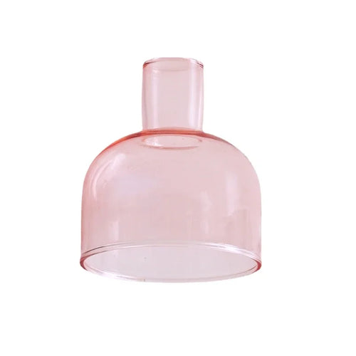 bougeoir en verre décoratif pour plantes et bougies