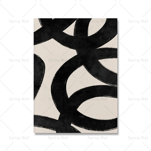 art abstrait moderne pour décoration murale minimaliste