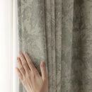 Rideau occultant motif floral moderne pour salon chambre