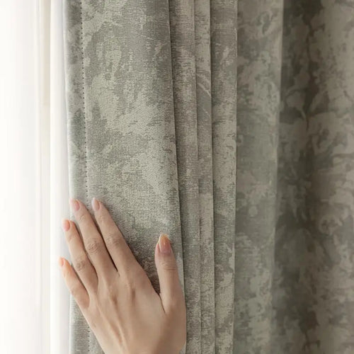 Rideau occultant motif floral moderne pour salon chambre