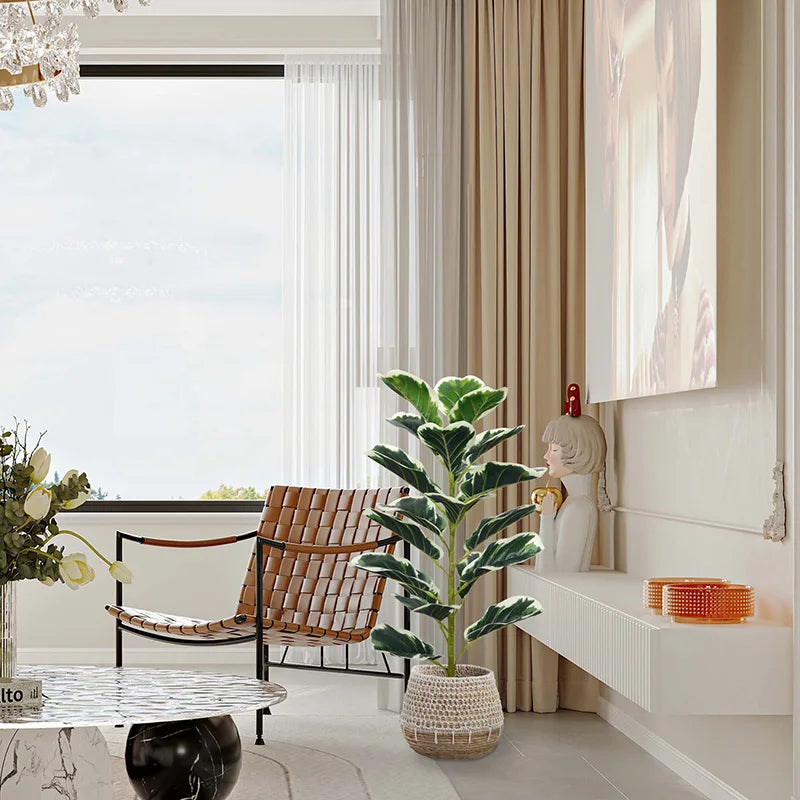 ficus artificiel réaliste pour décoration intérieure et extérieure