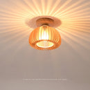 plafonnier led en bois massif design minimaliste moderne