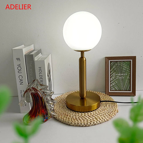 lampe table verre luxueuse chevet postmoderne salon chambre lecture maison