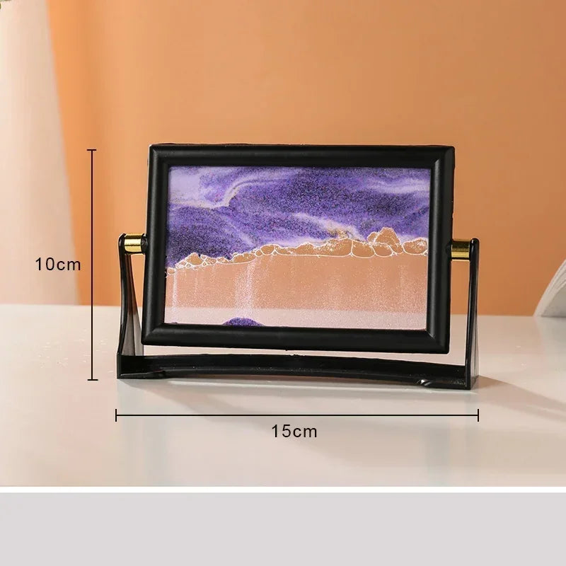 peinture artistique en mouvement sur sable créatif décoratif