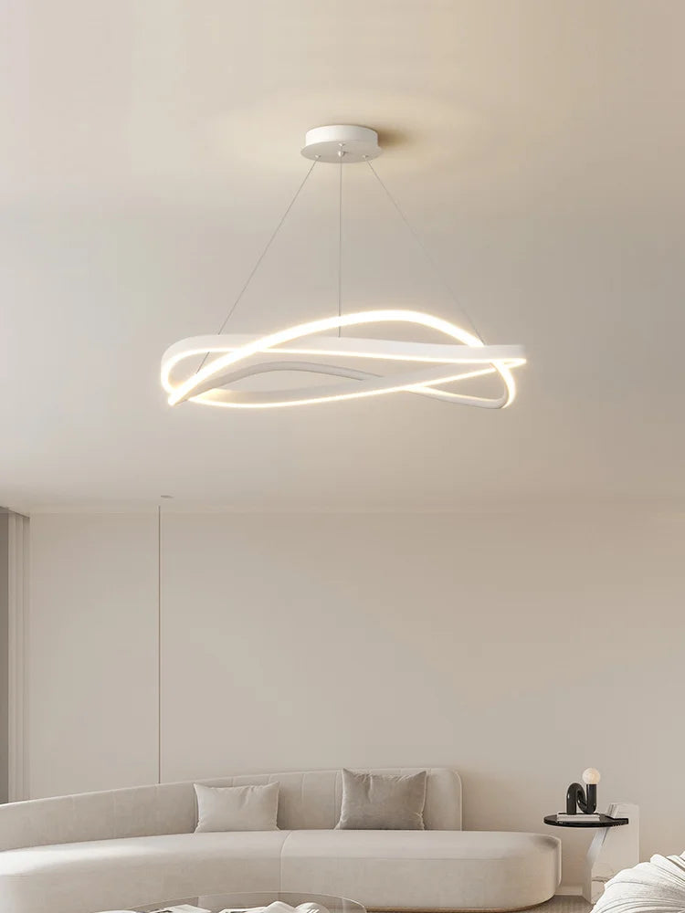 lustre anneau minimaliste créatif moderne pour maison - vue 3 sur 10