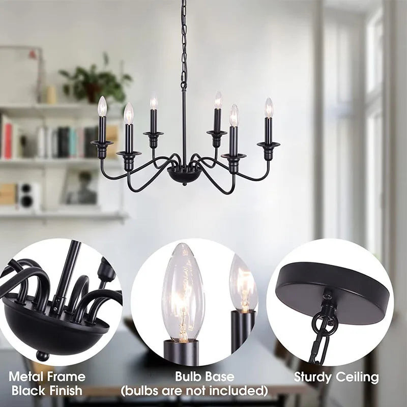 lustre vintage en métal style industriel pour éclairage classique - vue 8 sur 7