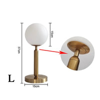lampe table verre luxueuse chevet postmoderne salon chambre lecture maison