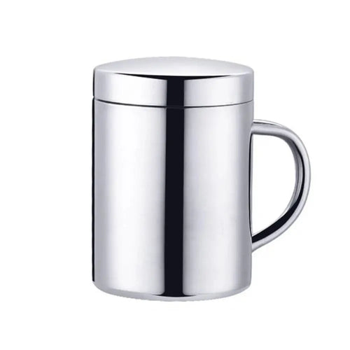 Mug inox double paroi avec anse incassable