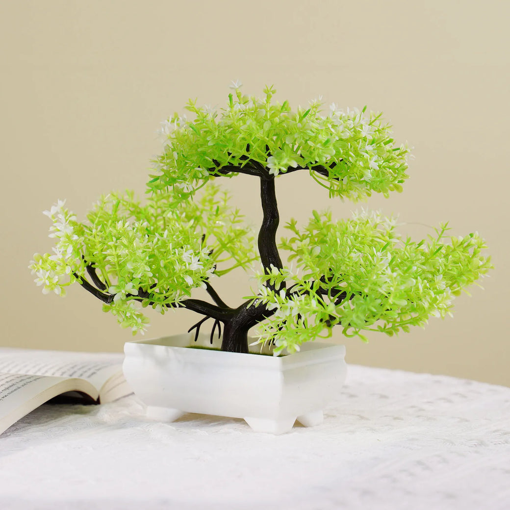 plantes artificielles bonsaï petit arbre décoration intérieure et extérieure