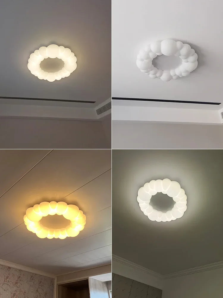 Nordic Living Room Pendant Lamp Modern Simple Atmosphere Cream Wind Lamp Decoration Bubble Restaurant Lamp Master Bedroom Lamps - vue 4 sur 12