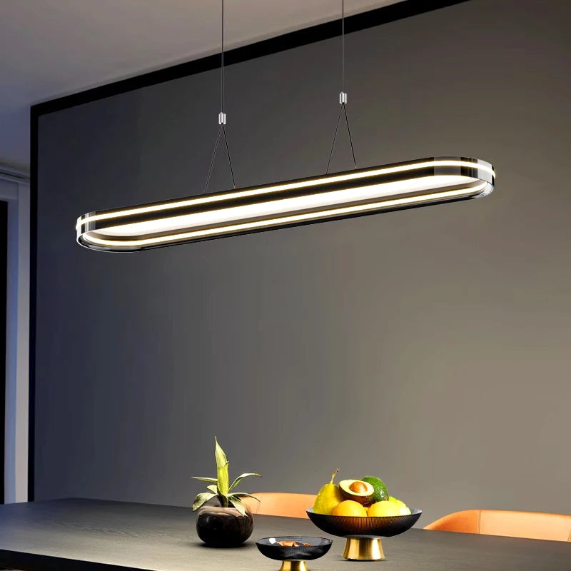 lustre design led moderne pour éclairage intérieur