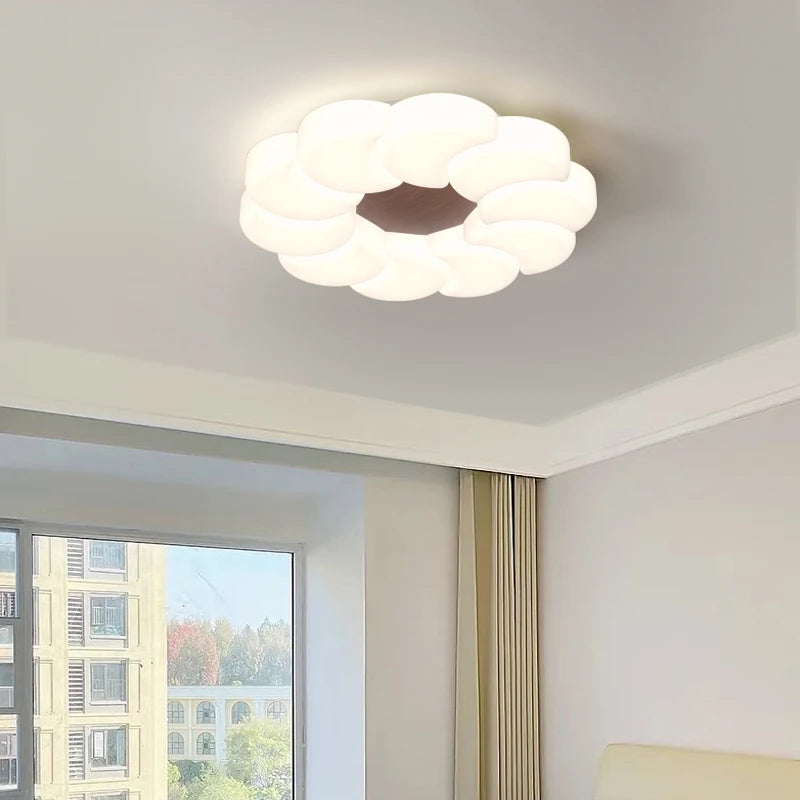 plafonnier led moderne en cristal pour intérieur élégant