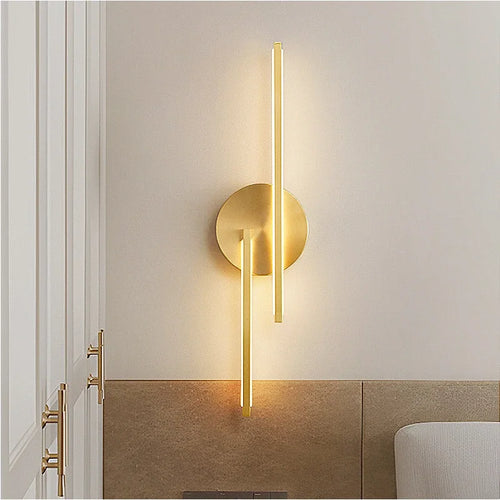 applique murale vintage en cuivre pour décoration intérieure minimaliste