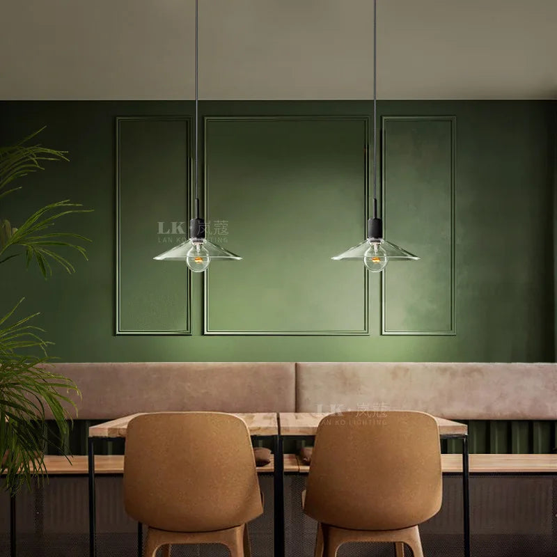 lustre rétro américain en cuivre pour bar restaurant boutique - vue 5 sur 10