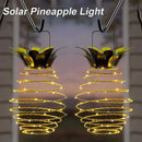 lampe solaire portable ananas 24 led décoration extérieure étanche
