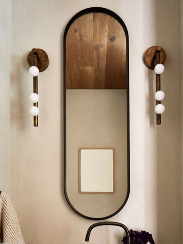 lampe de chevet en cuivre style industriel moderne - vue 4 sur 10