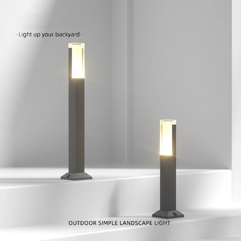 lampe led imperméable moderne pour extérieur en aluminium - vue 3 sur 14