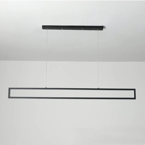 Modern LED black dimming living room light used for hanging decoration of restaurant, coffee shop, bar lighting fixtures