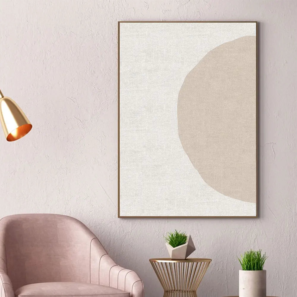 décoration abstraite moderne cercles sur toile pour la maison - vue 4 sur 8