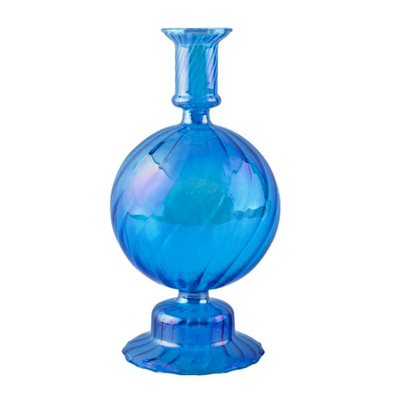 bougeoirs rétro coniques en verre pour décoration élégante - vue 19 sur 32